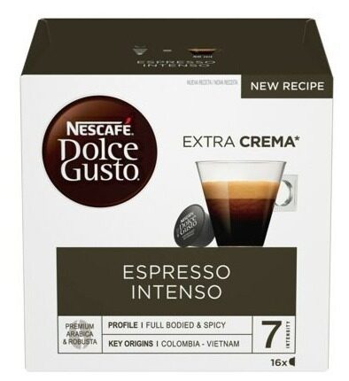 Kafijas kapsulas NESCAFE Dolce Gusto Espresso Intenso, 112g, 16gab